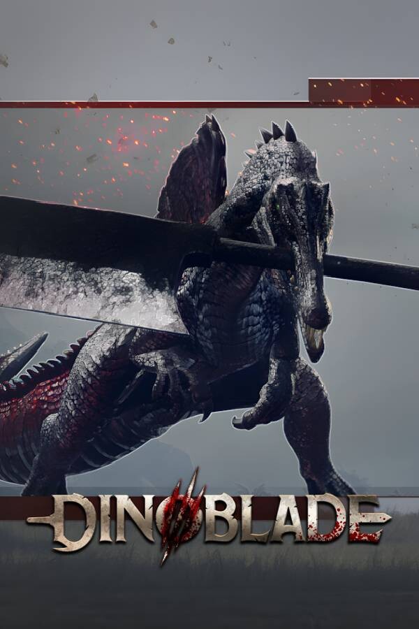 Dinoblade library artwork featuring the Spinosaurus protagonist